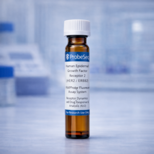 Human Epidermal Growth Factor Receptor 2 (HER2 / ERBB2) FRAPProbe™ Fluorescent Assay System — Receptor Dynamics & Drug Response Analysis (RUO)