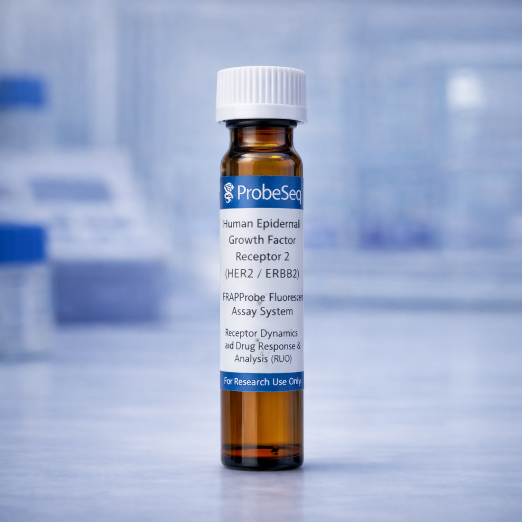 Human Epidermal Growth Factor Receptor 2 (HER2 / ERBB2) FRAPProbe™ Fluorescent Assay System — Receptor Dynamics & Drug Response Analysis (RUO)