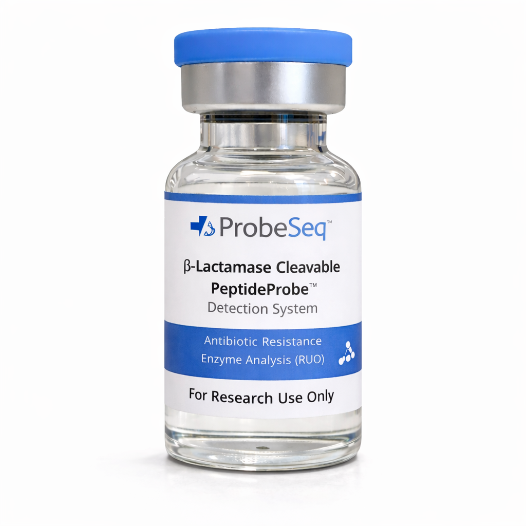 β-Lactamase Cleavable PeptideProbe™ Detection System — Antibiotic Resistance Enzyme Analysis (RUO)